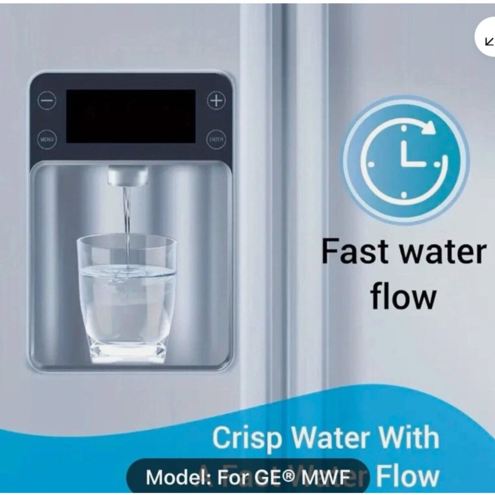 DR-MWF Dream Blue Refrigerator Water Filter fits for GE-MWF Set of 2 pcs - Picture 9 of 11